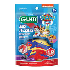 Flossers kids paw patrol, uva 40 unidades G.U.M