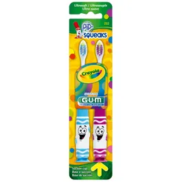 Dos cepillos crayola