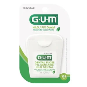 Hilo dental sabor menta encerado 129 metros G.U.M