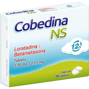 COBEDINA NS (LORATADINA CON BETAMETASONA) TAB