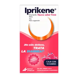 Diosmectita polvo 3mg fresa IPRIKENE c/10 sobres