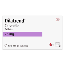 DILATREND (CARVEDILOL) 25 MG CON 14 TABLETAS
