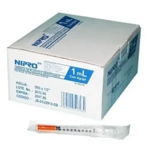 JERINGA PARA INSULINA NIPRO 1 ML  27 G X 1/2 "
