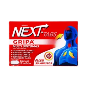 Next Tabs Caja Con 10 Tabletas (Gripa)