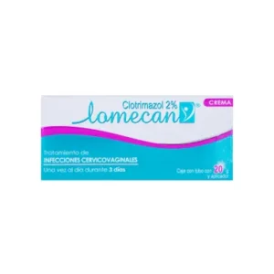 LOMECAN clotrimazol 2% c/3 aplicadores, tubo 20g