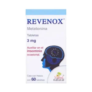 Melatonina 3Mg Tabletas C/60 Tabs Revenox
