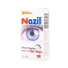 Nafazolina NAZIL 1mg/ml g/15ml OJOS ROJOS