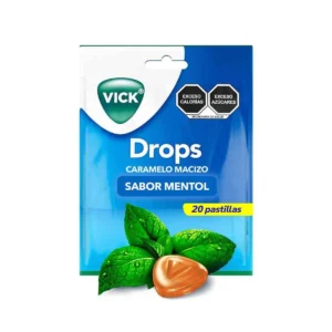 Vic drops 5 sobres de 20 pastillas sabor mentol