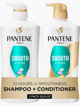 Shampoo + acondicionador anti frizz pantene