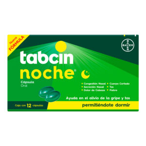 Tabcin Noche, Caja Con 12 Caps