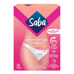 Parches termicos saba para colicos c/3