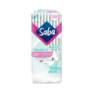 SABA toallas femeninas SENSITI-V c/20