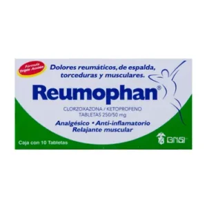 Reumophan clorzoxazopna/ketoprofeno c/10 tabs