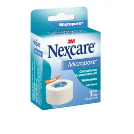 Micropore nexcare 2.5*5m blanco