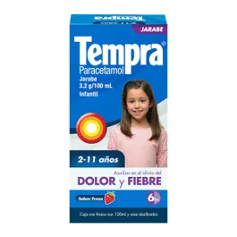 Tempra infantil 120 ml fresa paracetamol