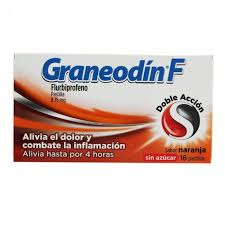 Graneodin F sabor naranja flurbiprofeno 8.75mg c/16 pastillas