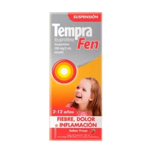 Tempra fen ibuprofeno fresa suspensión 100ml 2-12años