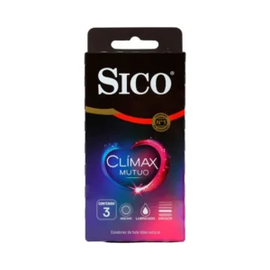 SICO condones climax mutuo c/3 condones de latex