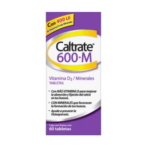 Caltrate 600+M c/60 tabs