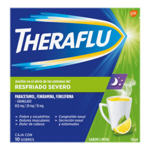 Theraflu sabor limón c/10 sobres