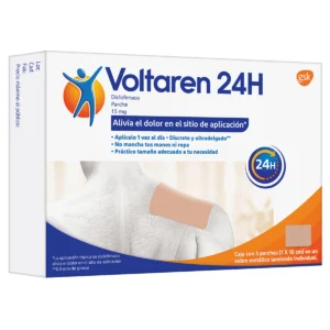 Voltaren 24h parches de diclofenaco 15mg c/5