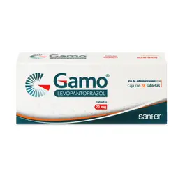 Levopantoprazol 20mg con 28 tabs GAMO