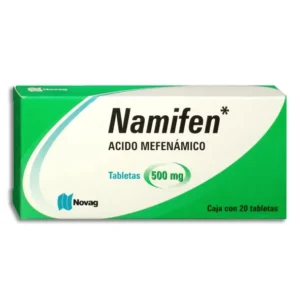 Nefimen (Acido Mefenamico) Caja Con 20 Tabletas De 500 Mg