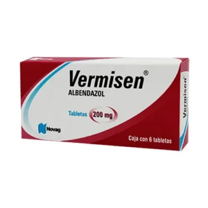 Albendazol 200Mg Vermisen C/ 6 Tabs (Desparasitar)