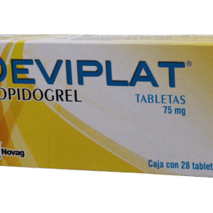 Clopidogrel 75 Mg Caja Con 28 Tabletas Deviplat / Novag (Plavix)