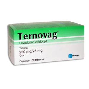 TERNOVAG LEVODOPA/CARBIDOPA 250/25 MG CON 100 NOVAG