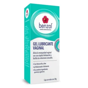 Gel lubricante vaginal,  benzal 30g