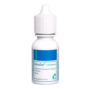 SYNALAR oftalmico 15ml Acetonido de flucinolona, polimixina B y neomicina