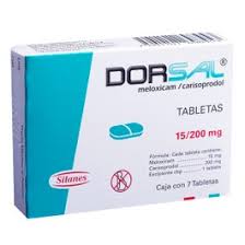 DORSAL (CARISOPRODOL/ MELOXICAM) 200 MG/15 MG