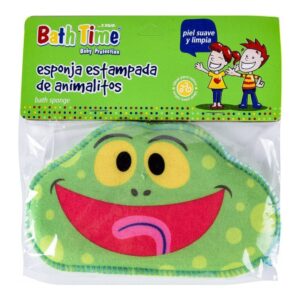 Bath Time, esponja estampada para bebé