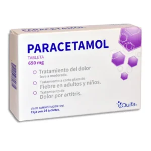 Paracetamol 650mg c/24 tabs