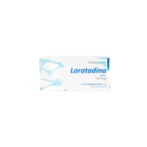 Loratadina 10 mg, caja con 20 tabletas / SALUCOM