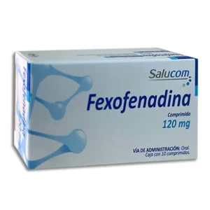 Fexofenadina 120 mg, caja con 10 comprimidos / SALUCOM