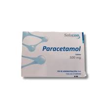 Paracetamol 500 mg, caja con 10 tabletas / SALUCOM