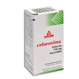Cefuroxima solución 750 mg inyectable AMSA