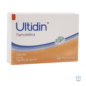 Famotidina 20 mg, caja con 30 caps / ULTIDIN