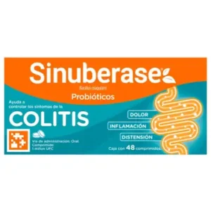 Sinuberase Comprimidos C/48, Probioticos.