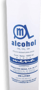 ALCOHOL AZUL 1 LIRO. MENA