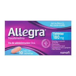 ALLEGRA Fexofenadina 180mg c/10 tabs