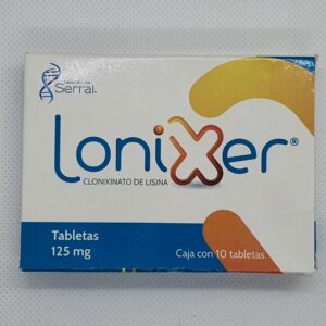 LONIXE (CLONIXINATO DE LISINA)125 MG 10 TABS