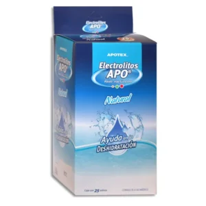 Electrolitos 25 sobres apotex