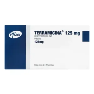 Oxitetraciclina 125mg c/24 tabs TERRAMICINA