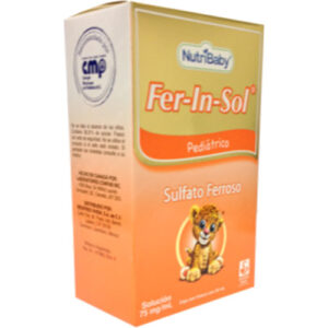 Sulfato ferroso 75mg/ml, solución pediátrico. / FER-IN-SOL