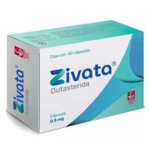 Dutasterida 0.5mg caja con 30 capsulas zivata