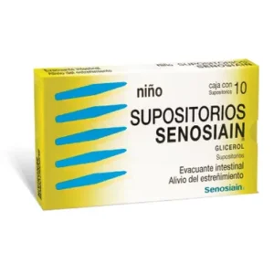 Senosiain Supositorio Niño 1380 Mg Caja Con 10 Supositorios