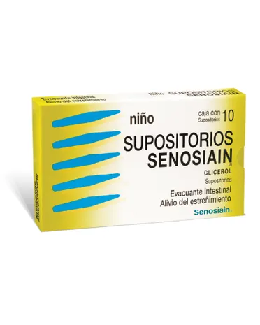 Senosiain Supositorio Niño 1380 Mg Caja Con 10 Supositorios